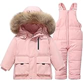 Toddler Snow Suit Baby Snowsuit Girl Pants Boy Winter Coat Ski Bibs Jacket 1-5T