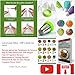 K&S Artisan Russian Piping Tips Set Cake Decorating Supplies Kit Flower Frosting tips Set 12 Icing Nozzles 2 Couplers 2 Leaf Tips 1 Silicone Bag 10 Pastry Baking Bags