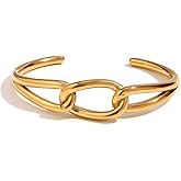 HNMZZPL Stackable Bracelet for Women Two lucky knots Bangle Bracelets for Women Open Cuff Bracelets for Women