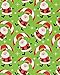American Greetings Christmas Wrapping Paper, Juvenile Santa & Friends Blocks, Santa, 2-Roll