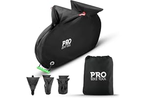 PRO BIKE TOOL Pro-Bike Tool Cover for Outdoor Storage - Waterproof Bicycle Cover for Stationary 2 XL Bikes - Heavy Duty Ripstop, Anti UV Material - Weather Protection for Mountain & Road Bikes
