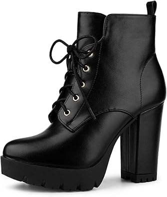 chunky heel boots
