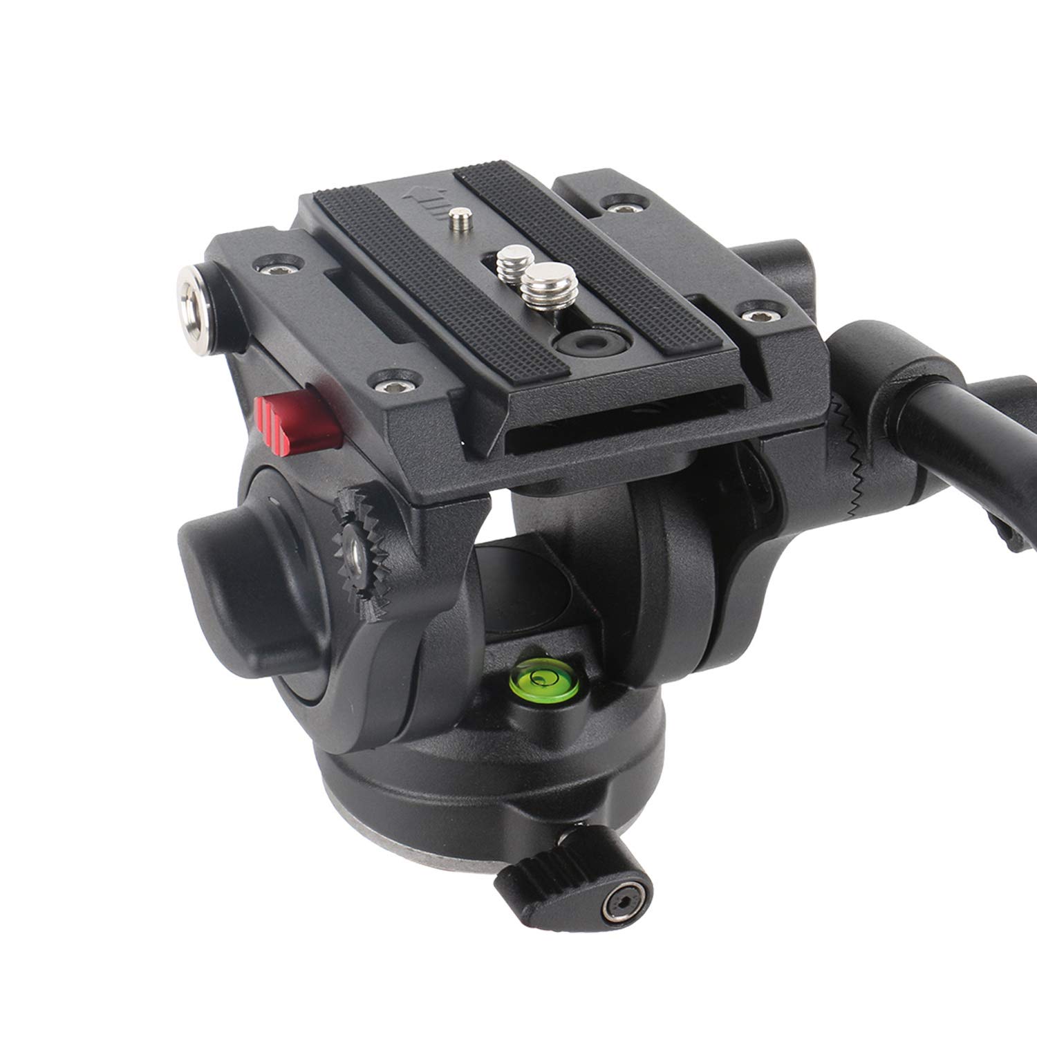 Photo 1 of Avella Video Tripod Fluid Head with Quick Release Plate, Lightweight Heavy Duty Compatible with Manfrotto,Max Load 13.2lb/6kg for Video Canon Nikon Sony Olympus Panasonic DSLR Camera, V501