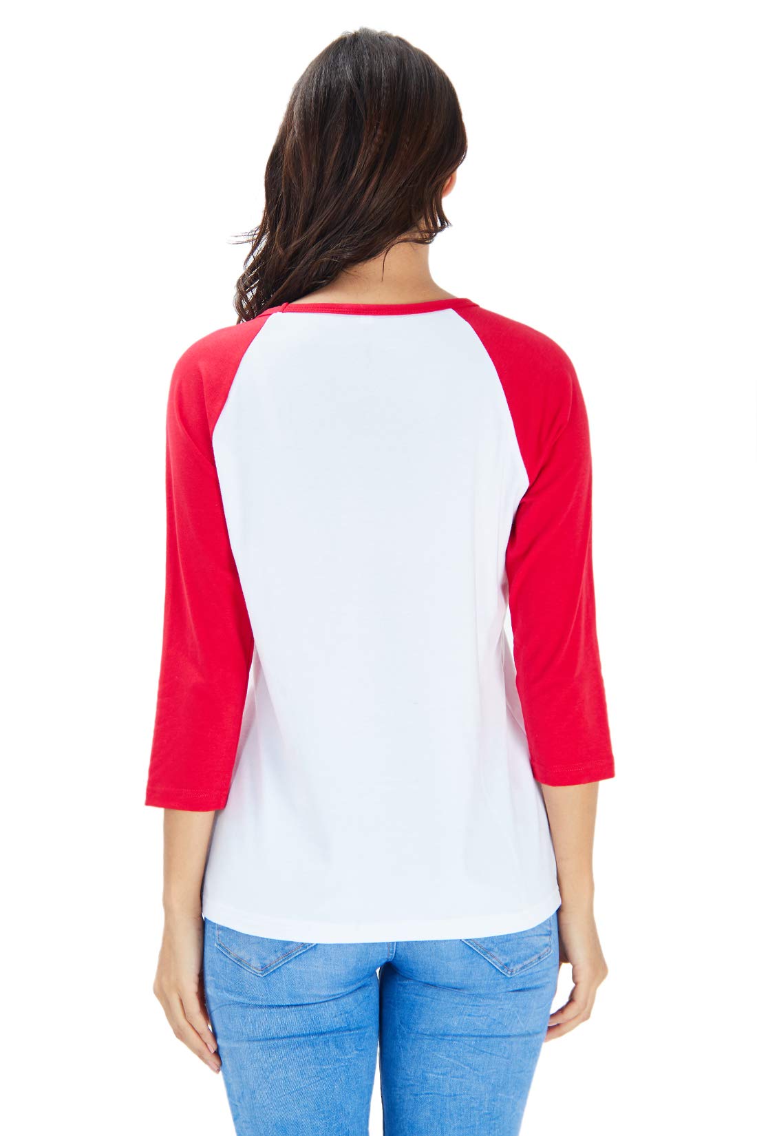 Goodstoworld Christian T-Shirt Women Raglan Long Sleeve Blouse Tee Xmas Top Baseball T Shirt