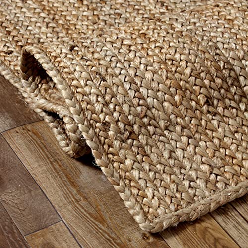 Signature Loom Handcrafted Farmhouse Jute Accent Rug (6 ft x 9 ft