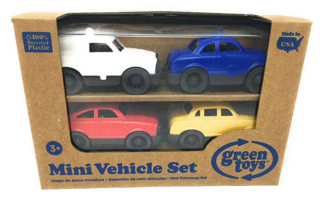 Green Toys Mini Vehicle, 4-Pack