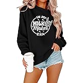 Maternity Nursing Sweatshirts for Women Friendly Zip Breastfeeding Pullover Top Mama's Boobery Print Clothes