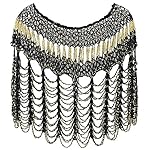 BABEYOND 1920s Shawl Wraps Gatsby Beaded Evening Cape Bridal Shawl Bolero Flapper Cover Up BABEYOND 1920s Shawl Wraps Gatsby Beaded Evening Cape Bridal Shawl Bolero Flapper Cover Up