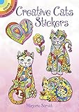 Creative Cats Stickers (Dover Little Activity Books) by Marjorie Sarnat