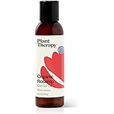 Plant Therapy Organic Rosehip Carrier Oil 4 oz For Skin and Hair Cold Pressed Supports Skin Hydration Fine Lines & Wrinkles Extra Virgin, Vitamins A and E & Essential Fatty Acids
