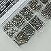 M2.5 Stainless Steel Hex Socket Head Cap Screw Assortment, 7 Size,Pack of 140