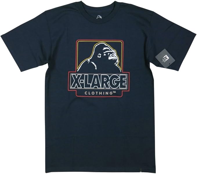 Amazon エクストララージ X Large Central Ss Tee Ogロゴプリント 半袖 Tシャツ L Navy ネイビー 並行輸入品 Tシャツ カットソー 通販