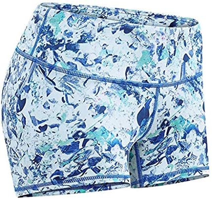 Womens Shorts Athletic Hessimy Womens 3" Compression Athletic Shorts Yoga Volleyball Crossfit Running MMA Active Booty