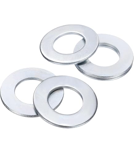 5/16" Stainless Steel Flat Washer – 0.32" ID X 0.75" OD, 304 18-8, Bright Finish, 100-Pack