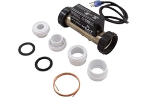 Hydro Quip Heater, Bath, H-Q Inline, PH101-10UV, 1.5" x 7", 115v, 1kW, VAC