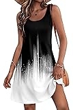 LUXVEER Women's Summer Dress 2025 Sleeveless Floral