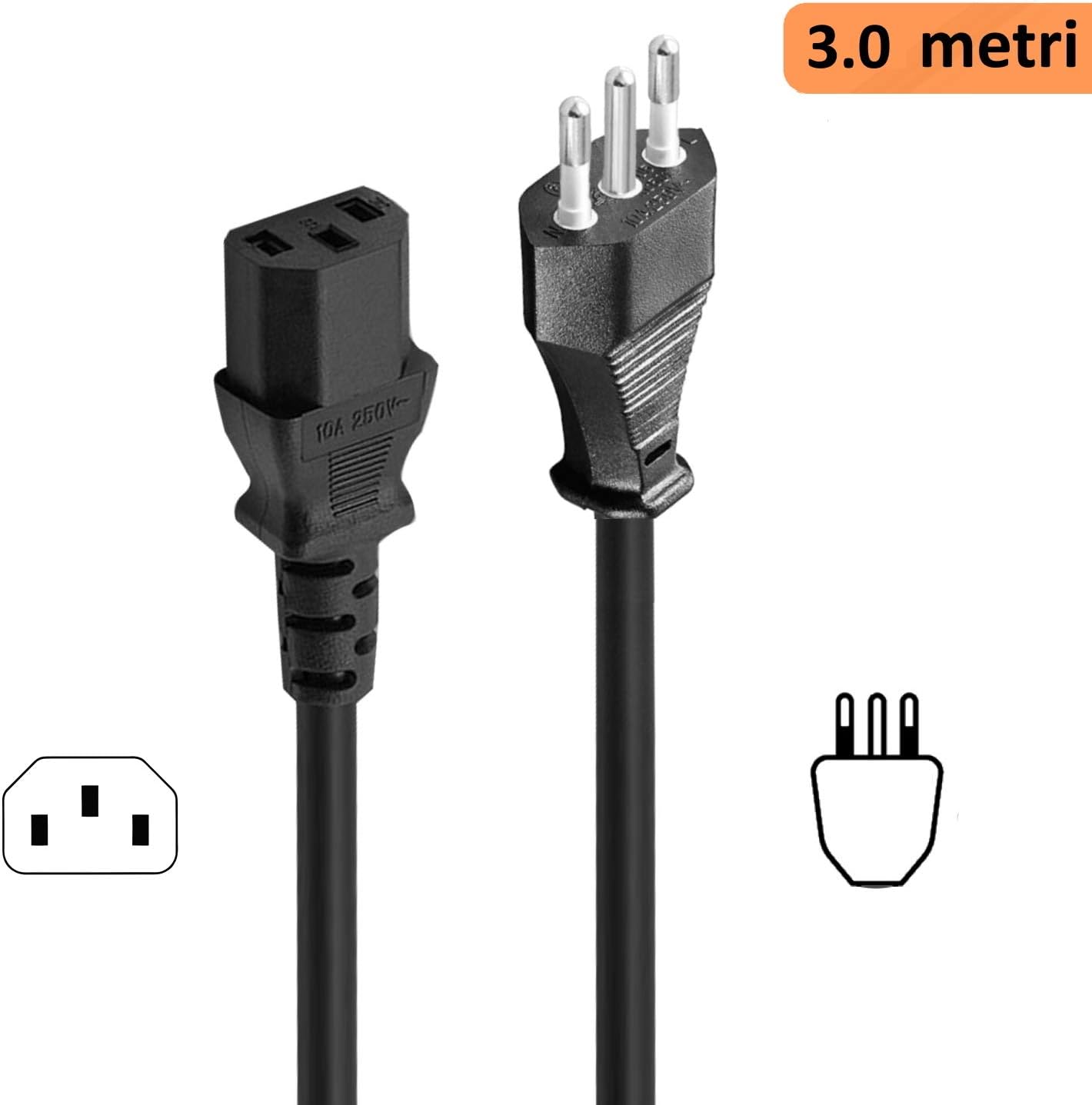 cavo di alimentazione per l'accensione del fuoco