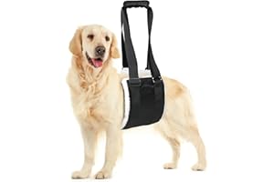 Adjustable Dog Sling for Large Dogs - Lift Support & Rehab Harness for Weak Rear Legs, Portable Hip Support Assist for Injure