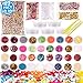 Slime Supplies Kit 49 Pack Slime Making Supplies, Include Slime Glitter, Foam Balls, Fishbowl Beads, Fruit Cake Slices, Slime Containers, Slime Accessories for Slime Art DIY Craft by INFELING
