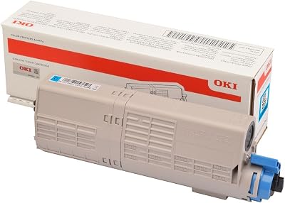 OKI 46490607 Cyan Toner Cartridge for C532 MC573 Printers - 6000 Pages