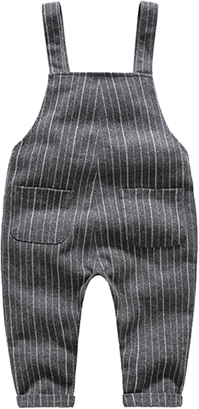 baby striped overalls