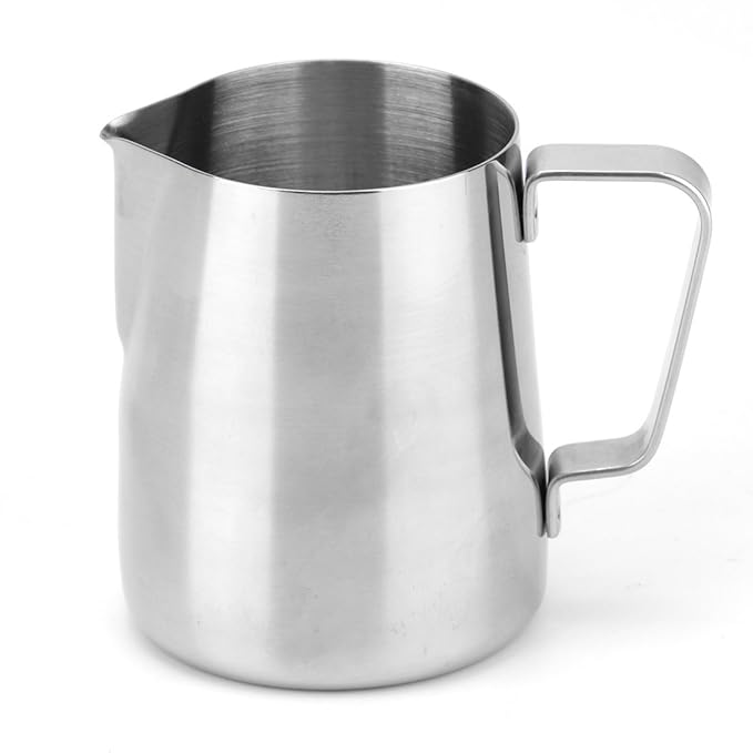 Tosnail 350ml / 12 fl.oz. Milchkännchen Edelstahl-Milch-Schalen-Aufschäumen von Milch Pitcher Milchkrug