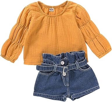 two piece denim short set