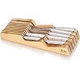 Cangshan HELENA Series German Steel Forged BBQ Knife Set (White, 8-Piece In-Drawer Set)