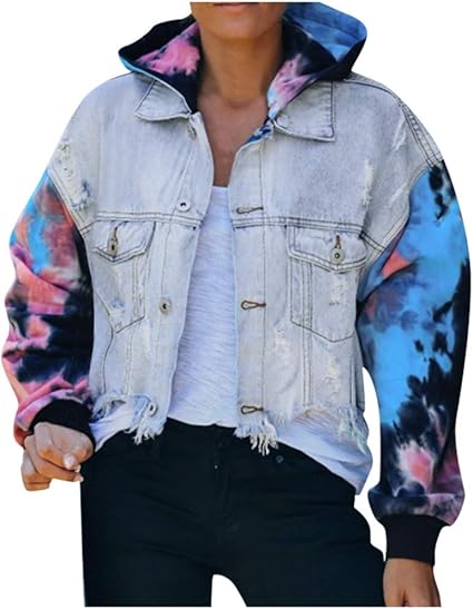 tie dye jacket hoodie