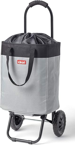 Amazon Co Jp かかーる ショッピングカート バッグ キャスター 軽量 Kakarl 折りたたみ 保冷 保温 買い物 キャリー おしゃれ グレー 服 ファッション小物