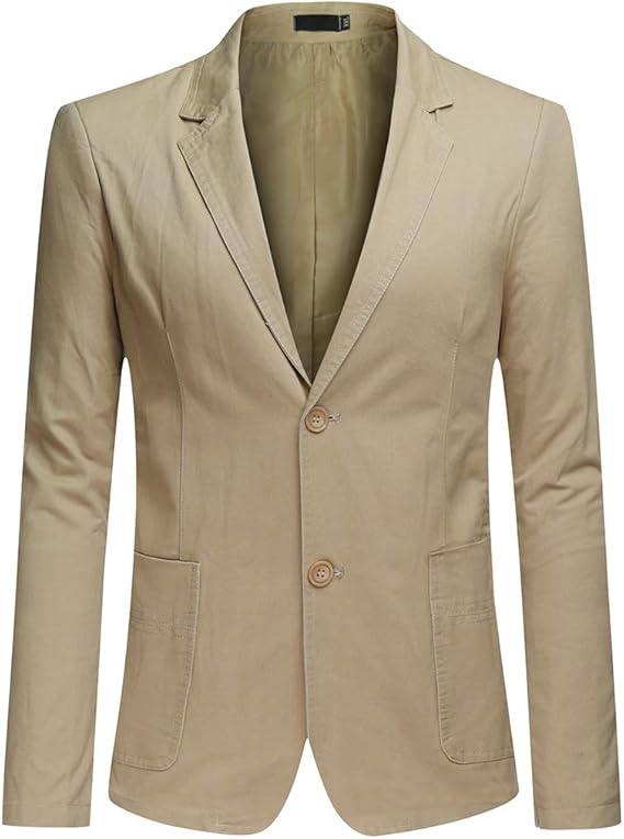 Amazon Yunclos ジャケット メンズ カジュアル トレンド ゴルフ サマージャケット テーラードジャケット ベージュ テイラード コート ジャケット 通販