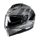 HJC C70 Nian Full Face Motorcycle Helmet with HJ-20M Pin-lock Shield, DOT Approved (MC5, X-Small)