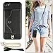 LAMEEKU iPhone SE Wallet Case, Shockproof iPhone 7 8 Case with Credit Card Holder Slot Leather Case, Protective Cover with Crossbody Chain Strap Wrist Strap for Apple iPhone 7/8/SE,4.7