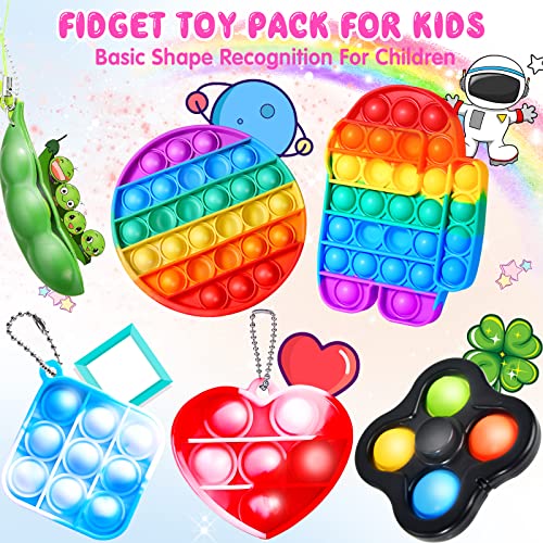 Fidget Pack Toys for Kids Pop Sensory Figets Toys Figetsss Fidget Box