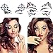 Lady Up 6 PCS Face Jewels Tattoo Set Mermaid Gem Rhinestones Eyes Body Stickers Bindi Crystals Glitter for Rave Party Festival