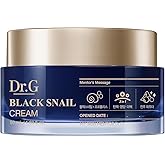 Dr. G Black Snail Cream - Korean Skincare with Snail Mucin - Anti-Aging Face Cream for Fine Lines - Firming Lotion for Skin Elasticity - Moisturizer for Skin Dullness - Deep Nourishment - 1.69 fl oz