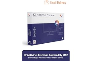 K7 Antivirus PremiumSoftware 2025 for Windows laptop/pc|1 User,3 Year| Antivirus,Internet Protection,Threat protection |2hr E