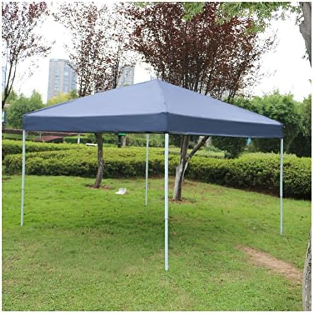 Woworld Outdoor Pop Up Canopy Tent - 10 x 10 ft Portable Folding Gazebo With Four Colors Birthday Party Tent Blue Large