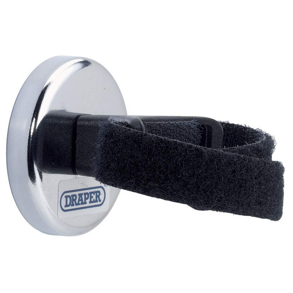 Draper 50984 Magnetic Hook and Loop Holder with Strap , Blue