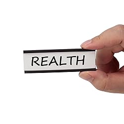 Realth C Channel Magnetic Label Holders 30 Pack
