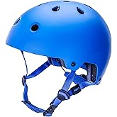 Kali Protectives Maha 2.0 BMX/Bucket Cycling Helmet - Solid Matte Blue Small/Medium