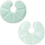 Navaris Breast Gel Pads Set - Reusable Hot Cold Compress 2 Pack Green view 1