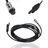 Hapivida Tig Torch Trigger Switch, Welding Equipment with Wire Line Aviation Plug Fitting for TIG 4.3Meter 14.11ft Length