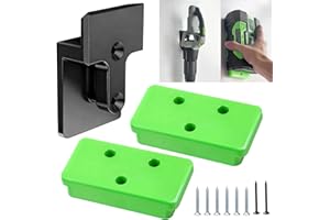 DECKMAN 1 x Leaf Blower Wall Mount | Holder | 2 x Battery Holders for EGO Leaf Blower Wall Mount & Ego Battery Holder Fits 530 615 650 CFM Blower, Fit for EGO 54v Batteries