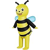 NISUNS Bee Costume Inflatable Costume for Adult & Kids Funny Halloween Costumes Blow up Cosplay