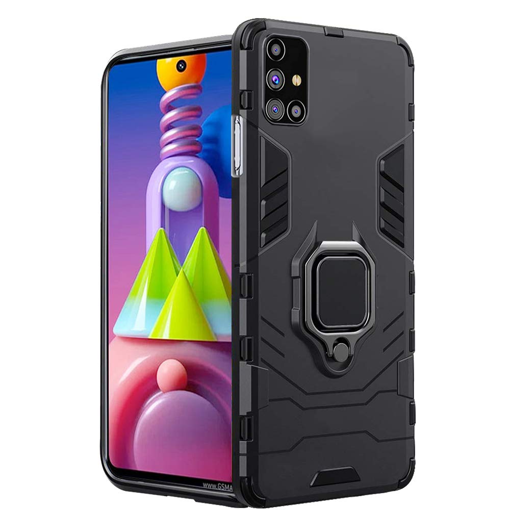 TheGiftKart Armor Polycarbonate Bumper Back Case Cover for Samsung