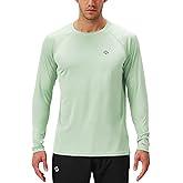 NAVISKIN Men's Rash Guard Shirts UPF 50+ Sun Protection Long Sleeve Shirts Quick Dry Lightweight