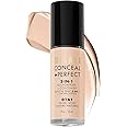Milani Conceal + Perfect Liquid Foundation - Nude Ivory, 1 Fl. Oz.