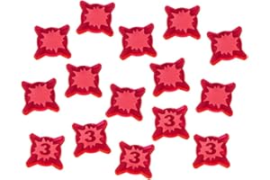 LITKO Game Token Upgrade Collection | Combat Tokens |Compatible with Star Wars: Legion | Panic | Suppression | Ion Damage | Aim | Dodge | Standby | (1-Wound & 3-Wound)