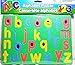 Educational Learning Puzzles ~ Includes 3 Foam Puzzles ~ Uppercase and Lowercase Letters and Numbers (Green)
